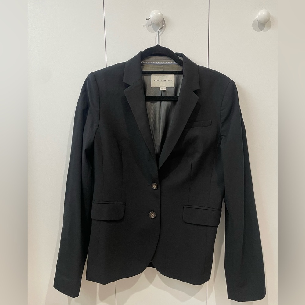 Vintage Black Banana Republic Blazer Circa 2007